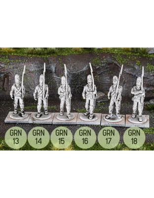 Napoleonic Spanish Grenadiers (Marching)