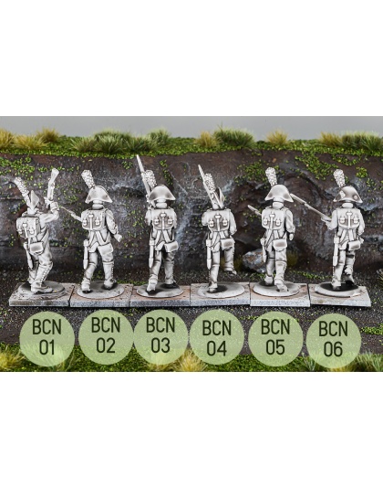 Napoleonic Spanish Fusiliers (Bicorne Charging)