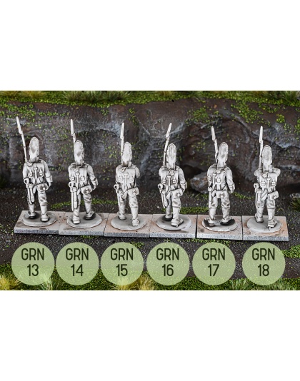 Napoleonic Spanish Grenadiers (Marching)