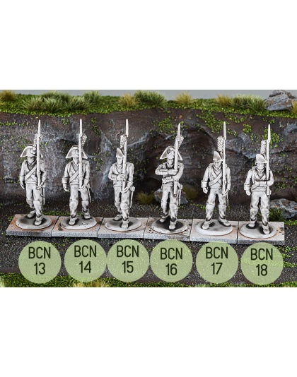 Napoleonic Spanish Fusiliers (Bicorne Marching)