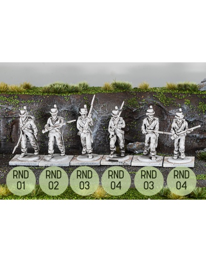 Napoleonic Spanish Fusiliers (Round Hat Charging)