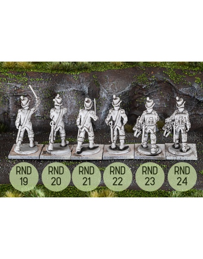Napoleonic Spanish Fusiliers (Round Hat Command)