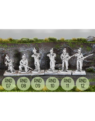 Napoleonic Spanish Fusiliers (Round Hat Firing)