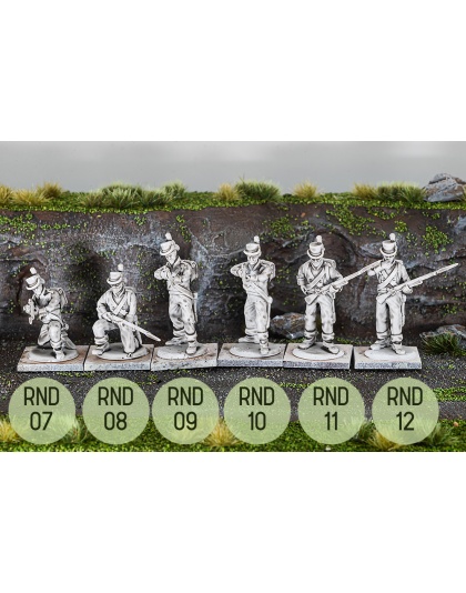 Napoleonic Spanish Fusiliers (Round Hat Firing)