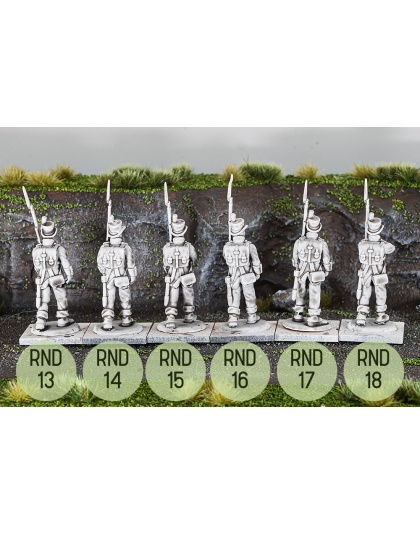 Napoleonic Spanish Fusiliers (Round Hat Marching)