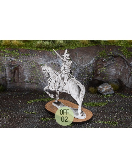 Napoleonic Spanish Mounted Officer a (Round Hat)