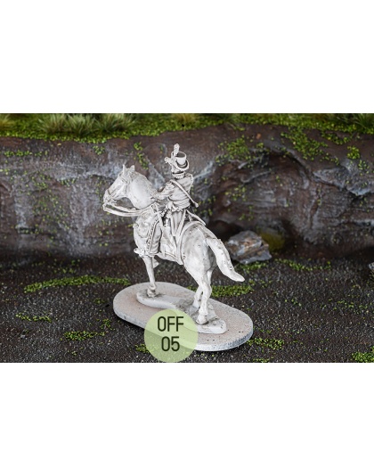 Napoleonic Spanish Mounted Officer b (Round Hat)