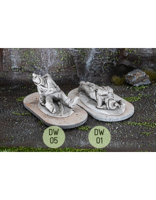 Napoleonic Spanish Infantry Casualties (Round Hat)