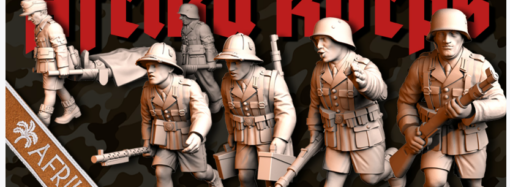 28mm Akrika Korps Figures